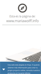 Mobile Screenshot of mariawolff.info